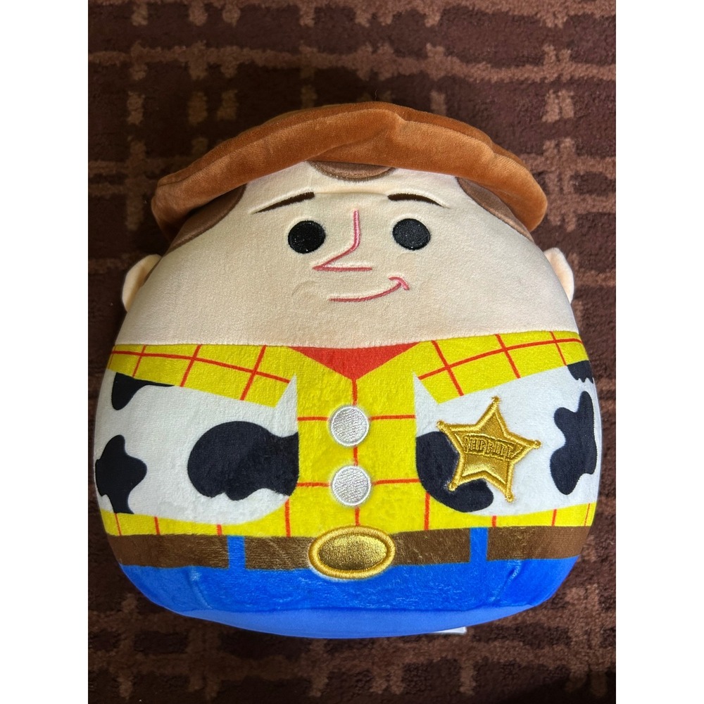 Disney Pixar Toy Story Woody Squishmallow 10 Inch Plush Cowboy Sheriff